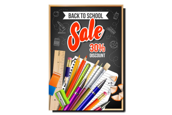 Download School Tools Store Sale Advertise Poster - Sale Collection
