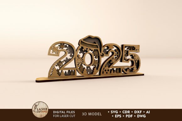 Download 2025 New Year Decorative Stand - Year Collection